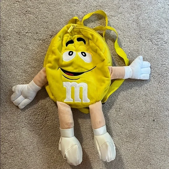 M&M'S | Accessories | Yellow Mm Character Backpack | Poshmark